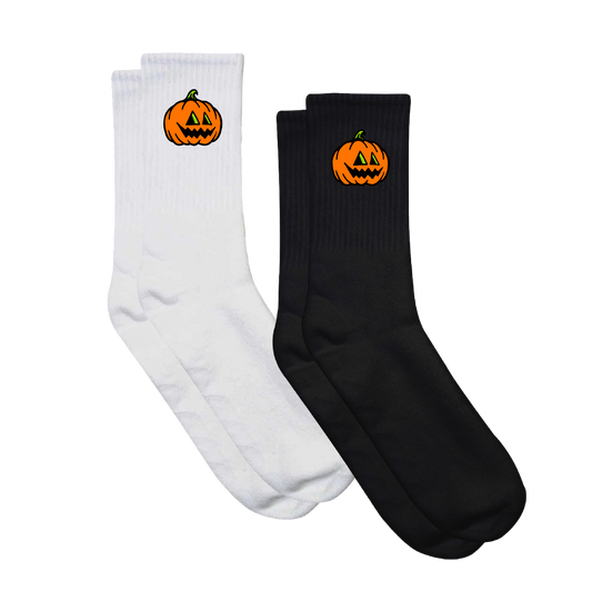Pumpkin Crew Socks | Halloween '24